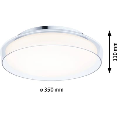 Selection Bathroom LED-plafondlamp Luena IP44 3000K 1400lm 230V 16,5W Glas, Chroom