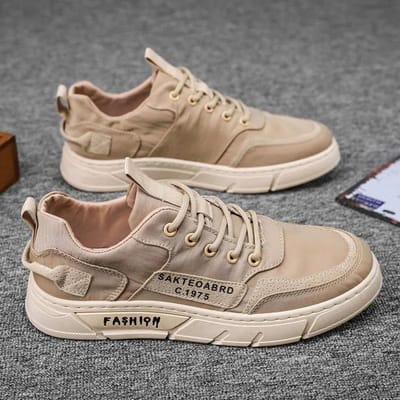 Lente ademende heren lage schoenen skateboard plateauschoenen canvas schoenen alles-match sport casual schoenen 39