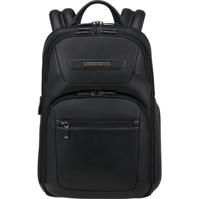 Samsonite Pro-Dlx Leather Rugzak 14.1" Zwart