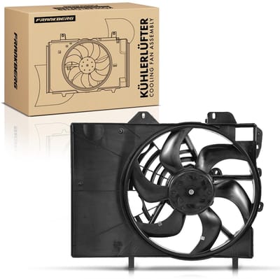 Frankberg 1x Motorradiator enkele ventilator