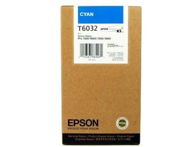 Epson T6032 inktcartridge cyaan hoge capaciteit (origineel)