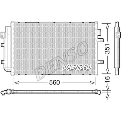 Condensator, airconditioning DENSO DCN12005