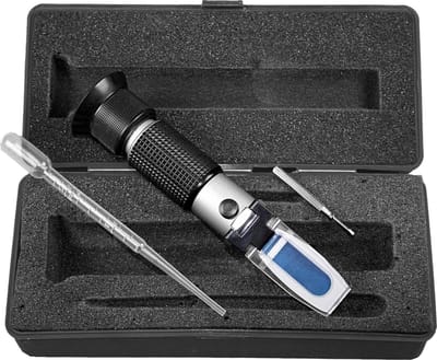 SW-Stahl 21550L refractometer I voor het testen van antivries, accuzuur en Adblue I voertuiggereedschap I auto antivriesmeter