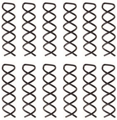 Dailygoods- Haarspeld Spiraalvormig - 20 Pack - Duurzaam Legeringsmetaal - Antislip - Voor DIY Haarstijl - Geschikt voor Lang en Dik Haar - Haarclip
