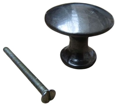 Kettle Cabinet Knob Antique Iron 38mm