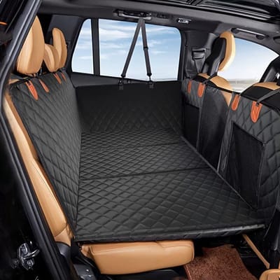 Hondendeken Auto - Beschermhoes Achterbank - Reizen met Huisdier - Waterdicht Antislip - Universeel - Zwart