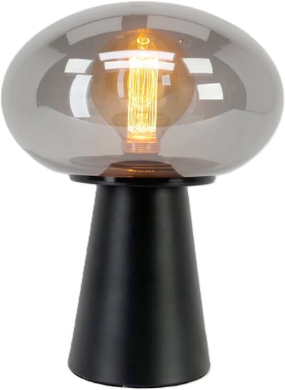 EGLO Madonnina Tafellamp - E27 - 32,5 cm - Zwart|Grijs - Ombre - Glas