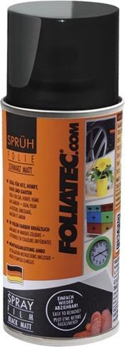 Foliatec Spray Film (Spuitfolie) - zwart mat 1x150ml