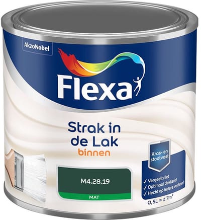 Flexa - Strak In De Lak Binnenlak Mat - M4.28.19 - Mengverf - 500 Ml