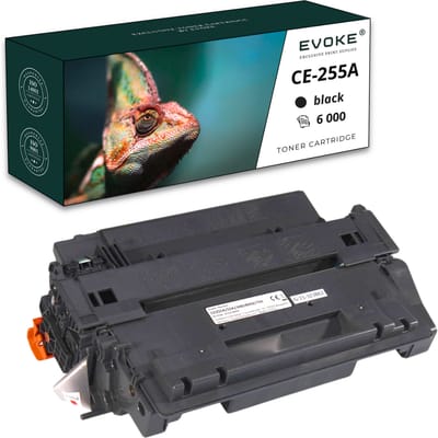 Evoke Compatibele Toner voor Hp Ce-255A Ce255A 55A 255A Zwart 6000 Pagina's Laserjet P3010 P3015 P3015Dn Mfp M521 M525