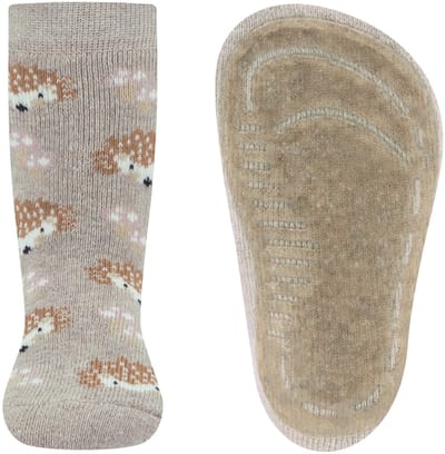 Ewers antislip sokken egeltjes beige
