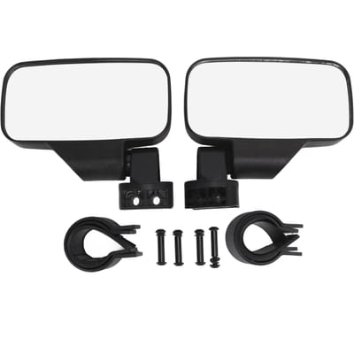 2 STUKS UTV ATV Zijachteruitkijkspiegels Verstelbaar Vervanging voor Polaris RZR Alle Jaarmodellen behalve 170 black