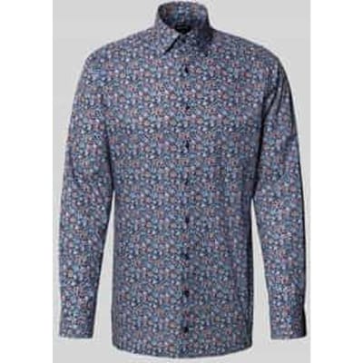 Modern fit vrijetijdsoverhemd met kentkraag