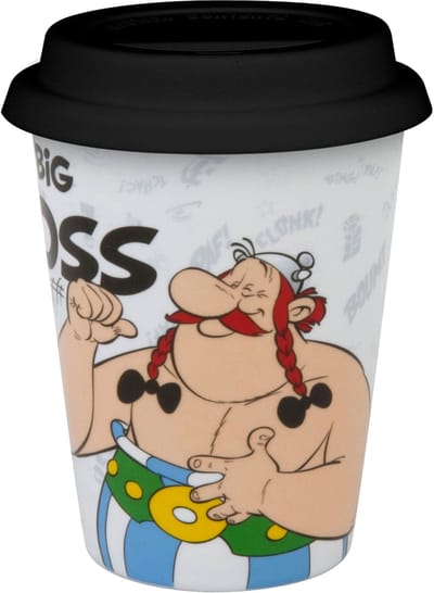 Asterix en Obelix - Travelmug - Keramiek - Big Boss - Met siliconen deksel