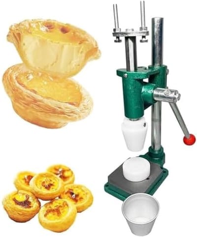 Handmatige Taartvormer - Deegpers Taartbodem - Bakken Voorbereiden - Ergonomische Hendel - 20 x 12 x 42 cm - Wit