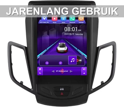 Autoradio met bluetooth - Carplay - Voor Ford Fiesta (2009-2016) - Geschikt voor Apple en Android - Stereo - Navigatie - Navigatiesysteem auto - 1GB 32GB