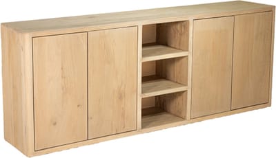 Tower Living Tenna Dressoir mangohout naturel 220 cm