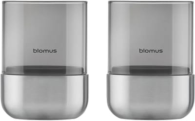 Blomus Calma Windlicht Smoke Extra Small 2 Stuks