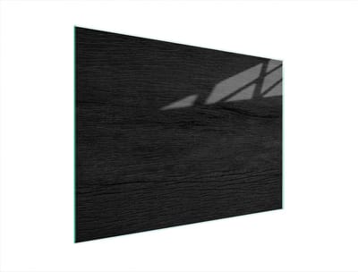 TMK ArtDeko Serie - Snijplank van Gehard Glas - 40x30 cm - Zwart - Antislip