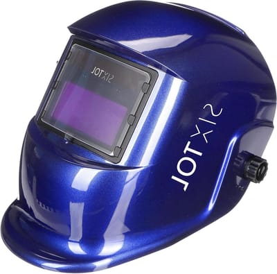 Automatisch Verduisterend Lasmasker - Breed Schaduw 4/9-13 - TIG MIG ARC - Blauw Laskap