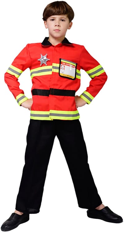 Brandweer kostuum kind - Brandweerpak kind - Carnavalskleding - Carnaval kostuum - Jongen - 4 tot 6 jaar