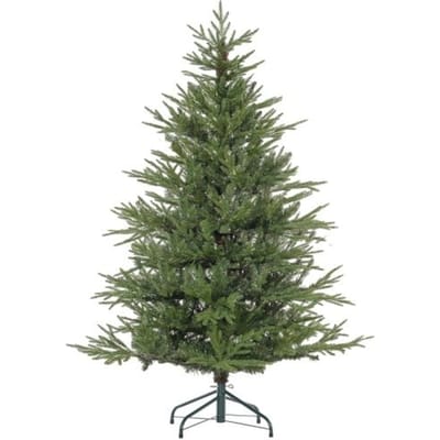 Sapin de Noël artificiel - MUVOE - 150 cm - branches réalistes - matériaux ignifuges - support métallique