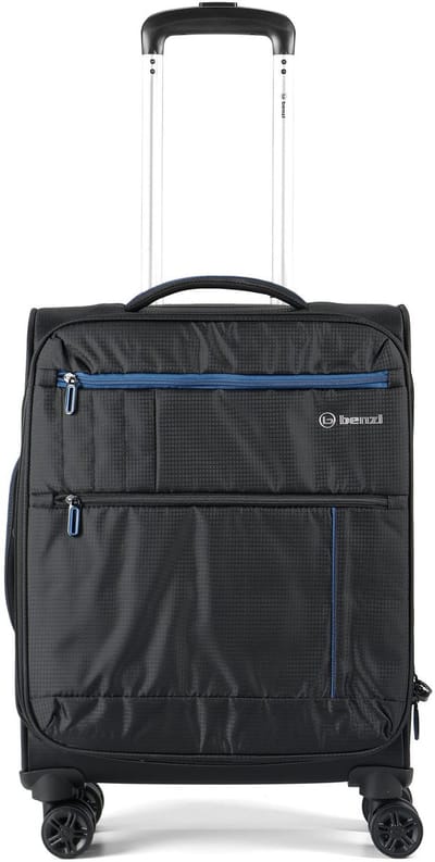 Benzi 5825 4 wielen Cabinewagen 55 cm met uitbreidingsplooi - Zachte bagage - Slot met sleutel - schwarz