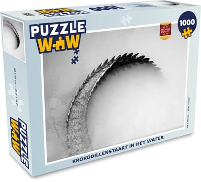Puzzel Krokodil - Mist - Staart - Legpuzzel - Puzzel 1000 stukjes volwassenen