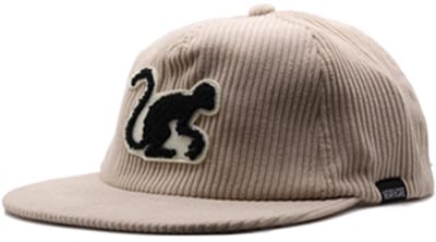 Surf Monkey - Gerecyclede platte pet - Corduroy / Snapback / One Size (Beige)