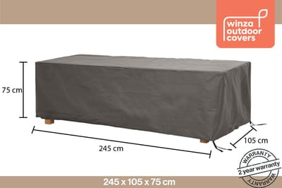 Winza Outdoor Covers - Premium - beschermhoes tafel tot 240 cm - Afmeting : 245x105x75 cm