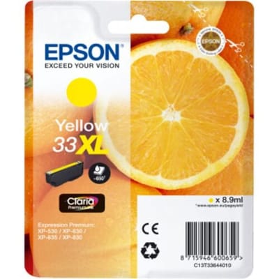 Epson Inktcartridge 33XL (C13T33644012) Geel Hoge capaciteit