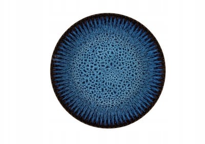 Lubiana Cosmos Dinerbord 27 cm - Uniek Blauw Keramiek