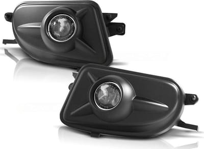 Mistlampen MERCEDES W210 99-02/ CLK/ SLK ZWART