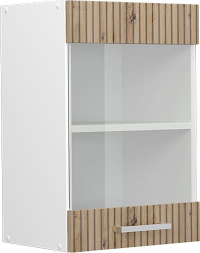Vicco R-Line Glazen keukenkast – 40 cm Artisanaal eiken
