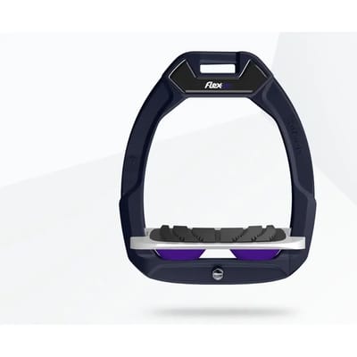 Veiligheidspins voor paardrijden Inclinatie Grip Aluminium/Grijs/Paarse Flex-On Safe-On