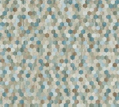 HONINGRAAT BEHANG - blauw groen bruin - AS Creation Asian Fusion