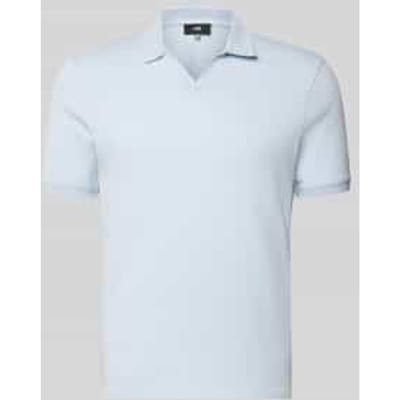 slim fit poloshirt met logodetail model 'Boll'