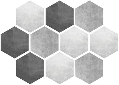 Dailygoods- Tegelstickers 10 Stuks - Zelfklevend - Waterdicht - Antislip - Decoratieve Stickers - Geschikt voor Badkamer/Vloer - Muurstickers