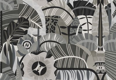 Boråstapeter Vliesbehang 2068 - Swedish Designers - Art Deco Grijs - 49cm x 10.05m