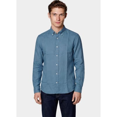 BOSS Black Casual hemd lange mouw Blauw H-LIAM-BD-E-C1-261 10261979 0 50556077/459