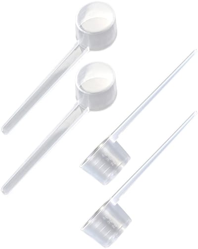 Allecto - Maatlepels - 4-delige set - Precisie en transparant - 5 g - Perfect voor koken en bakken - Gemakkelijk schoon te maken - Geschikt voor p