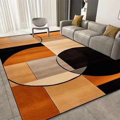 Luxe Geometrische Tapijten voor Woonkamerdecoratie Sofa Groot Oppervlak Huiskleden voor Slaapkamer Zachte Antislip Mat voor Kinderen 100*200cm