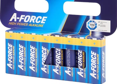 16x AAA Batterijen | HIGH POWER |A-Force batterijen AAA | Nood Pakket |Voordeel Verpakking | Alkaline batterijen - 1,5V, LR03 - 16 stuks