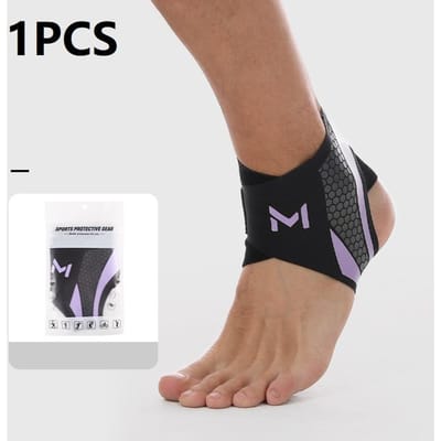 1-2 Pièces Protection Cheville Support Pied Pour Douleur Fasciite Plantaire Attelle de Nuit Football Cheville de Compression Bandage 1PCS violet