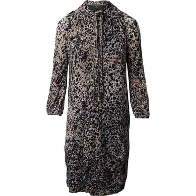 Burberry midi-jurk met print in veelkleurige rayon