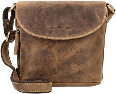 GREENBURRY schoudertas Vintage Crossbody Bag Brown bruine