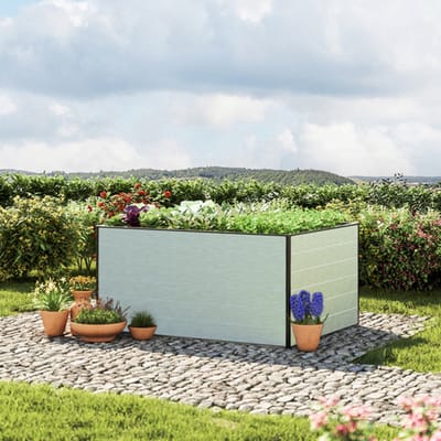 150 x 119 x 77 cm Moestuinbak Standard Christina, Aluminium (geanodiseerd)
