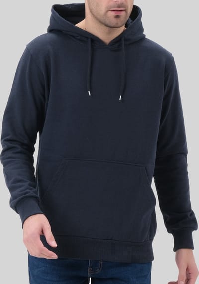 Smith & Solo Hoodie Heren - Sweatshirt Heren Met Capuchon - Katoen - Donkerblauw XXL