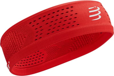 Compressport | Thin Headband On/Off 2.0 | Unisex Hoofdband | Core Red/White | -