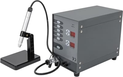 Puntlasapparaat - Lasmachine Puls - Metaal Bewerken - Dubbel LCD Display - 28 x 15.5 x 23.5 cm - Grijs